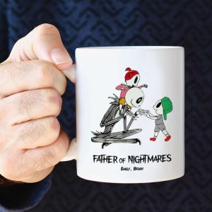 Father And Children 02QHDT230323 Personalized Black Coffee Mug