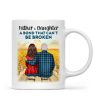 Father And Son Daughter, A Bond That Can't Be Broken Personalized Mug, Father's Day Gift For Dad, For Husband, For Him