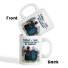 Father And Son Daughter, A Bond That Can't Be Broken Personalized Mug, Father's Day Gift For Dad, For Husband, For Him