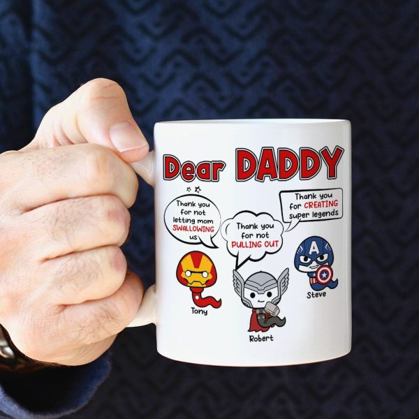 Father, Best Dad Ever, Personalized Mug, Gifts For Dad, 01OHPO190523