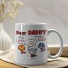 Father, Best Dad Ever, Personalized Mug, Gifts For Dad, 01OHPO190523