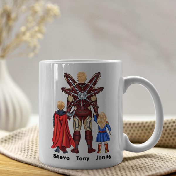 Father, Best Dad Ever, Personalized Mug, Gifts For Dad, 03HTPO180523TM