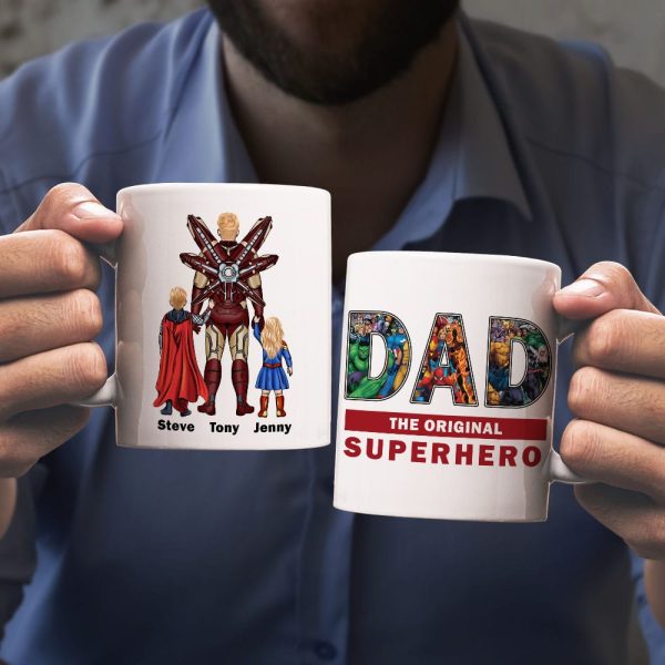 Father, Best Dad Ever, Personalized Mug, Gifts For Dad, 03HTPO180523TM