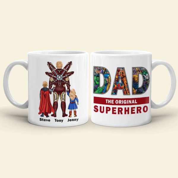 Father, Best Dad Ever, Personalized Mug, Gifts For Dad, 03HTPO180523TM