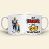 Father, Best Dad Ever, Personalized Mug, Gifts For Father, 06NAHU310523HH