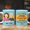 Father Day Amazing! - Personalized White Mug - Gift For Dad - Family Guys