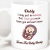 Fathers Day Gift From Pregnant Mother Baby Bump, Unborn Baby Father's Day Mug, Present For Dad To Be, Expectant Mother Gift To Daddy C304