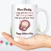 Fathers Day Gift From Pregnant Mother Baby Bump, Unborn Baby Father's Day Mug, Present For Dad To Be, Expectant Mother Gift To Daddy C304