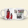 Fathor A God Among Dads Personalized White Mug - Gift For Dad