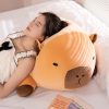 Fatty Long Capybara Plush Pillow - Kawaii Round Aquatic Cartoon Bolster Gift