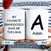 Favorite Grandchild Custom Coffee Mug For Grandparents - Personalized Custom Coffee Mug - GRP010_MG