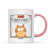 Favorite Person To Annoy Cat Dad Personalized Mug