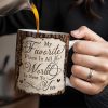 Favorite Place Next To You With Heart Shaped Photo - Personalized Custom Coffee Mug - CPL175_MG