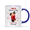 F*ck Valentine's Day I Love You Everyday - Personalized Mug - Funny Valentine's Day Gift for Her