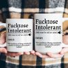 F*cktose Intolerant Funny Mug Fun Gift For Coworkers
