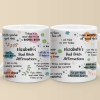 Fearless Self-Love Affirmations - Friend Personalized Custom Mug - Christmas Gift, Birthday Gift For Best Friends, Family Members, Coworkers, Yourself