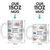 Fearless Self-Love Affirmations - Friend Personalized Custom Mug - Christmas Gift, Birthday Gift For Best Friends, Family Members, Coworkers, Yourself