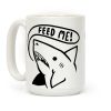 Feed Me Shark Coffee Mug