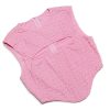 Feminine Crinkled Cutout Corset Low Rise Mini Skirt Two Piece Dress - Pink