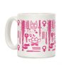 Feminist Fighter Arsenal Pink Coffee Mug