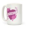 Feminist Heart Coffee Mug