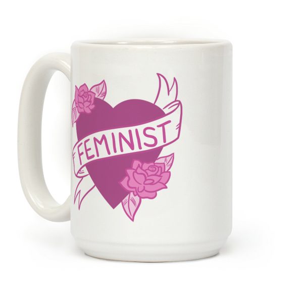 Feminist Heart Coffee Mug