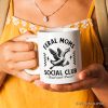 Feral Moms Social Club Personalized Mug , Funny Goose Gift for Mothers with Custom Name