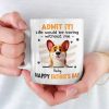 Fetch Me A Hug, Dad - Dog Personalized Custom Mug - Father's Day, Gift For Pet Owners, Pet Lovers