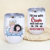 Fill Me With Cum And Tell Me I'm Naughty - Personalized Couple Tumbler - Gift For Couple