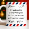 Find You Sooner And Love You Longer With Mail Envelope And Star - Personalized Custom Coffee Mug - CPL1109_MG