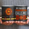 Fire Department 365 Days On Duty Badge and Tools - Personalized Custom Coffee Mug - DAD272_MG
