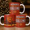 Fire Department 365 Days On Duty Badge and Tools - Personalized Custom Coffee Mug - DAD272_MG