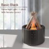 Firecamp Simulated Flame Aroma Diffuser: Ultrasonic Mist & Led Essential Oil Humidifier