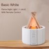 Firecamp Simulated Flame Aroma Diffuser: Ultrasonic Mist & Led Essential Oil Humidifier