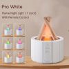Firecamp Simulated Flame Aroma Diffuser: Ultrasonic Mist & Led Essential Oil Humidifier