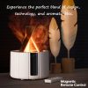 Firecamp Simulated Flame Aroma Diffuser: Ultrasonic Mist & Led Essential Oil Humidifier