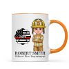 Firefighter Personalized Mug, Appreciation Gift, Graduation Gift, Christmas Gift For Colleagues, Boss