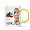 Firefighter Personalized Mug, Appreciation Gift, Graduation Gift, Christmas Gift For Colleagues, Boss