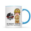Firefighter Personalized Mug, Appreciation Gift, Graduation Gift, Christmas Gift For Colleagues, Boss