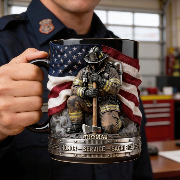 Firefighter Pride Coffee Mug – Personalized Gifts For Firefighter 04toqn251225