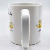 First Dad Now Grandpa Colored Handprints - Personalized Custom Coffee Mug - DAD225_MG