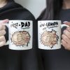 First Dad Now Grandpa Fist Bump Kids - Personalized Mug