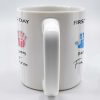 First Father's Day As A Family of Three, Handprints - Personalized Custom Coffee Mug - DAD074_MG
