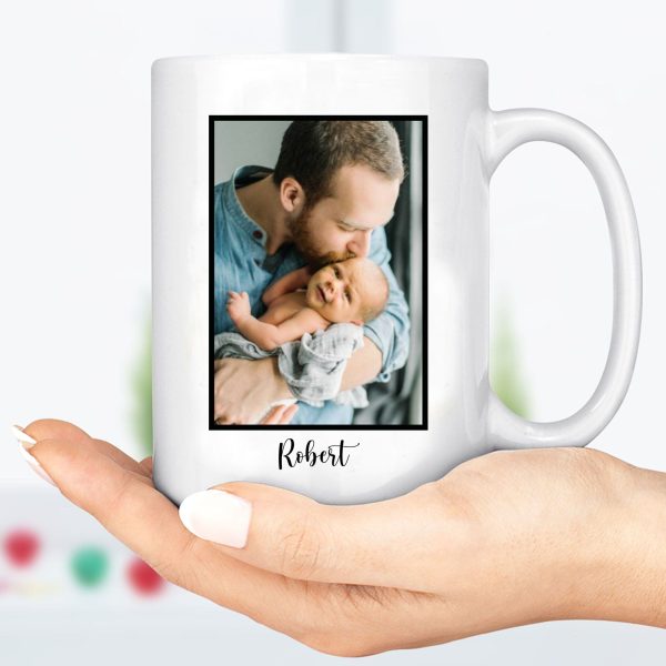First Father's Day Mug Custom Father's Day Photo Mug H352 890751