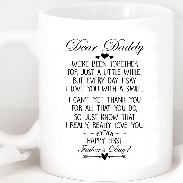 First Father's Day Mug Custom Father's Day Photo Mug H352 890751