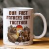 First Father's Day Together New Version - Personalized Mug