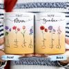 First Mom Now Grandma Celebrating Generations - Personalized Custom Coffee Mug - GRM037_MG