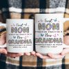 First Mom Now Grandma Floral - Personalized Mug