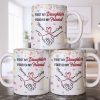 First My Daughter Forever My Friend - Personalized Custom Coffee Mug - DAU302_MG