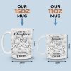 First My Mum Forever My Friend - Family Personalized Custom 3D Inflated Effect Printed Mug - Gift For Mom, Daughter